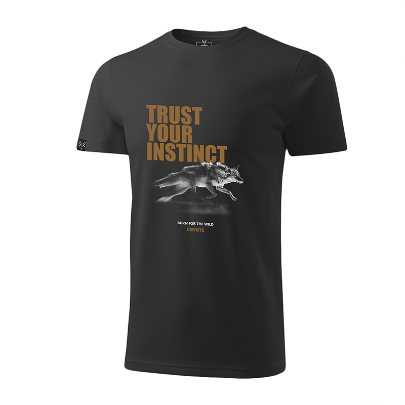 Alternative view of Koszulka Coyote Trust Your Instinct Black Czarna