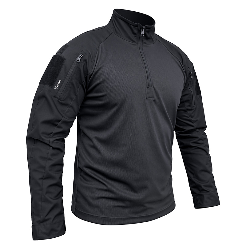 Alternative view of Bluza Combat Shirt Coyote Tactical Black Czarna