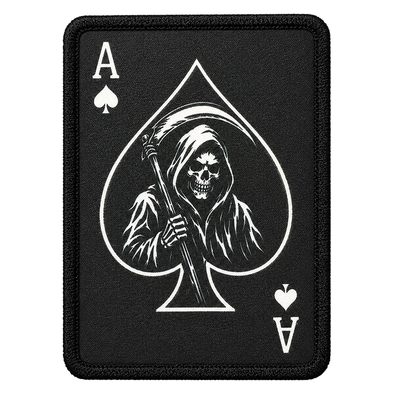 Alternative view of Plakietka Drukowana Coyote na Rzep Ace of Spades