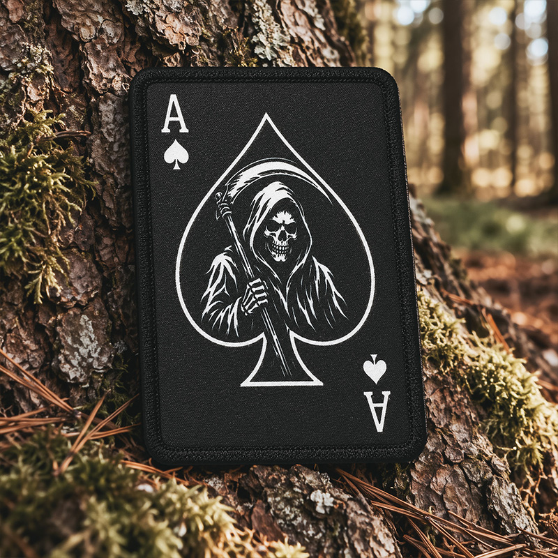 Plakietka Drukowana Coyote na Rzep Ace of Spades