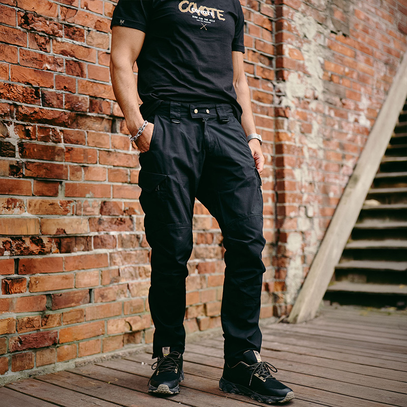 Spodnie Coyote Tactical Lv.2 Black Czarne